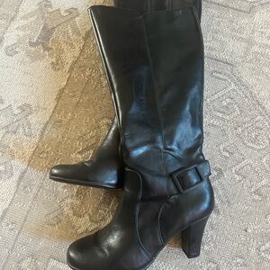 A2 By Aerosoles Black Heeled Boots